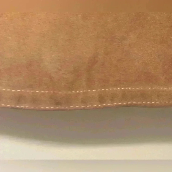 Mango Tan Leather Jacket with Fur Trim - Picture 2 of 8